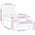 Pat box spring cu saltea, negru, 80x200 cm, catifea GartenMobel Dekor
