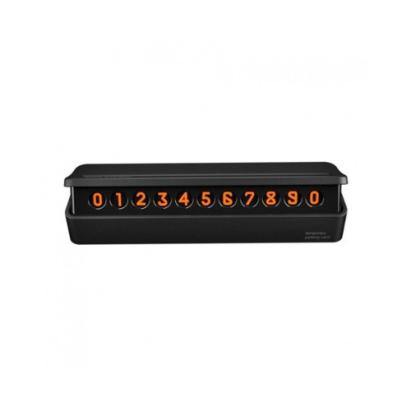 Suport numar telefon retractabil culoare Negru Automotive TrustedCars