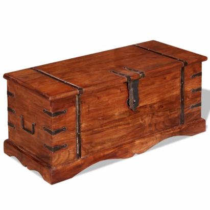 Cufăr de depozitare, lemn masiv GartenMobel Dekor