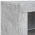 Dulap cu lumini LED, gri beton, 162x37x67 cm GartenMobel Dekor
