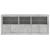 Dulap cu lumini LED, gri beton, 162x37x67 cm GartenMobel Dekor