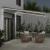 Copertină retractabilă manual cu LED, antracit/alb, 400x300 cm GartenMobel Dekor