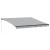 Copertină retractabilă manual cu LED, antracit/alb, 400x350 cm GartenMobel Dekor