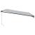 Copertină retractabilă manual, antracit/alb, 450x350 cm GartenMobel Dekor