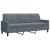 Set de canapele cu perne, 2 piese, gri închis, catifea GartenMobel Dekor