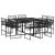 Set mobilier de grădină, 9 piese, poliratan GartenMobel Dekor