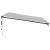 Copertină retractabilă automat cu LED, antracit/alb, 400x300 cm GartenMobel Dekor