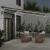 Copertină retractabilă automat cu LED, antracit/alb, 400x300 cm GartenMobel Dekor