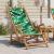 Scaun plajă pliabile model frunze lemn masiv eucalipt/țesătură GartenMobel Dekor