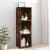 Bibliotecă/dulap TV stejar afumat, 36x30x114 cm, lemn prelucrat GartenMobel Dekor