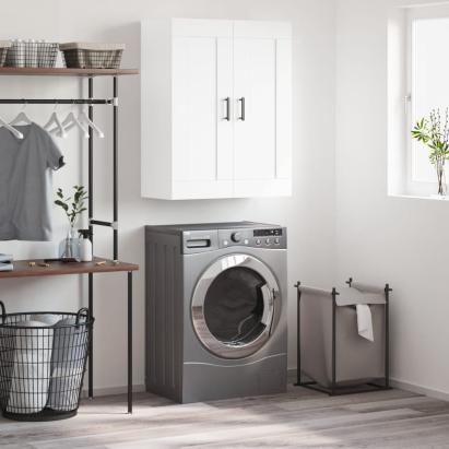 Dulap montat pe perete, alb, 69,5x34x90 cm, lemn prelucrat GartenMobel Dekor