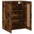 Dulap pe perete, stejar afumat, 69,5x34x90 cm, lemn prelucrat GartenMobel Dekor