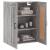 Dulap pe perete, sonoma gri, 69,5x34x90 cm, lemn prelucrat GartenMobel Dekor