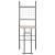 Set mobilier bucătărie, suport depozitare, 3 piese, MDF și oțel GartenMobel Dekor