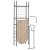 Set mobilier bucătărie, suport depozitare, 3 piese, MDF și oțel GartenMobel Dekor