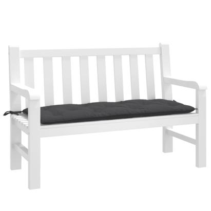 Pernă bancă de grădină, melanj antracit, 120x50x7 cm, textil GartenMobel Dekor