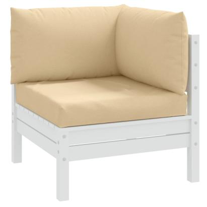 Perne de paleți, 3 buc., melanj bej, material textil GartenMobel Dekor