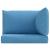 Perne de paleți, 3 buc., melanj albastru regal, material textil GartenMobel Dekor