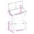 Cufăr de comori cu zăvoare maro închis 79,5x39,5x39,5 cm placaj GartenMobel Dekor