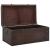 Cufăr de comori cu zăvoare maro închis 79,5x39,5x39,5 cm placaj GartenMobel Dekor