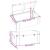 Cufăr de comori cu zăvoare maro închis 90x50x39,5 cm placaj GartenMobel Dekor