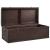 Cufăr de comori cu zăvoare maro închis 110x50x39,5 cm placaj GartenMobel Dekor