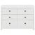 Dulap lateral, alb, 100x40x72 cm, lemn masiv de pin GartenMobel Dekor