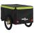 Remorcă pentru biciclete, negru și verde, 45 kg, fier GartenMobel Dekor