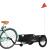 Remorcă de bicicletă, negru, textil oxford și fier GartenMobel Dekor