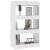 Bibliotecă/Separator cameră, alb extralucios, 60x30x103 cm, PAL GartenMobel Dekor