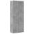 Dulap înalt, gri beton, 70x35x180 cm, lemn prelucrat GartenMobel Dekor