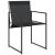 Set mobilier de grădină, 17 piese, negru, textilenă GartenMobel Dekor
