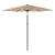 Umbrelă soare de grădină cu stâlp din oțel, maro 268x268x226 cm GartenMobel Dekor