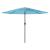 Umbrelă soare de grădină stâlp din oțel, albastru 388x388x248cm GartenMobel Dekor