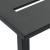 Scaune bar 4 buc. negru 38x38x80 cm oțel vopsit electrostatic GartenMobel Dekor