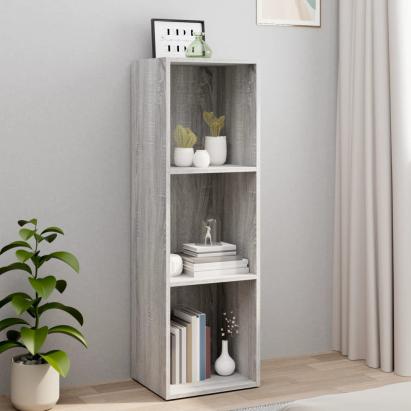 Bibliotecă/dulap TV, gri sonoma, 36x30x114 cm, lemn prelucrat GartenMobel Dekor