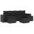 Set canapele de grădină cu perne, 7 piese, negru, poliratan GartenMobel Dekor