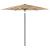 Umbrelă soare de grădină cu stâlp din oțel, maro 223x223x213 cm GartenMobel Dekor