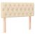 Pat box spring cu saltea, crem, 90x200 cm, textil GartenMobel Dekor
