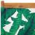 Scaune de grădină pliabile 8 buc., textil verde/lemn masiv GartenMobel Dekor