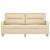 Canapea cu 2 locuri, crem, 140 cm, material textil GartenMobel Dekor