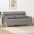 Canapea cu 2 locuri, gri taupe, 140 cm, material textil GartenMobel Dekor