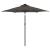 Umbrelă soare de grădină stâlp din oțel antracit 225x225x212 cm GartenMobel Dekor