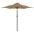 Umbrelă soare de grădină stâlp din oțel, taupe, 225x225x212 cm GartenMobel Dekor