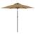 Umbrelă soare de grădină stâlp din oțel, taupe, 225x225x212 cm GartenMobel Dekor