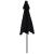 Umbrelă soare de grădină stâlp din oțel/LED negru 225x225x212cm GartenMobel Dekor