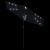 Umbrelă soare de grădină stâlp din oțel/LED negru 225x225x212cm GartenMobel Dekor