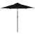 Umbrelă soare de grădină stâlp din oțel/LED negru 225x225x212cm GartenMobel Dekor
