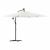 Umbrelă soare de grădină stâlp din oțel, alb 246x246x230cm GartenMobel Dekor