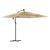 Umbrelă soare de grădină cu stâlp din oțel, maro 269x269x235 cm GartenMobel Dekor